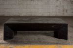 Brutal Black Oak Rectangular Coffee Table | Tables by NO AGE FURNITURE STUDIO