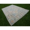 Vintage Oversize Hand Knotted Turkish Rug - Palace Oushak | Area Rug in Rugs by Vintage Pillows Store. Item made of cotton with fiber