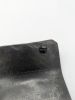 Hammered Wrought Iron Finger Pull Handle Knob Front Mount | Hardware by Element Hand Forged Hardware. Item composed of steel