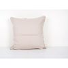 Turkish Striped Square Kilim Pillow Cover, Handmade Organic | Cushion in Pillows by Vintage Pillows Store