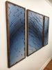 Azurite | Wall Sculpture in Wall Hangings by StainsAndGrains. Item composed of wood compatible with contemporary and industrial style