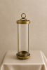 Orbit Hurricane Candle Holder — Antique Brass Finish | Decorative Objects by Raíz Studio