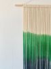 Large Dyed Macrame Wall Hanging / Woven Tapestry | Wall Hangings by Love & Fiber. Item made of cotton & fiber