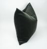 charcoal grey velvet pillow // grey velvet pillow | Pillows by velvet + linen