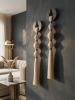 Taupe Macrame Wall Hanging, Modern Neutral Tassel Tapestry, Large Boho Tassel Wall Art | Wall Hangings by İnanç Yılmaz