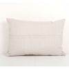 Organic Striped Lumbar Kilim Pillow Case, Turkish Cushion Pi | Pillows by Vintage Pillows Store