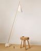 Natural Wooden Lamp | Floor Lamp in Lamps by VANDENHEEDE FURNITURE-ART-DESIGN