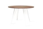 Williams Table / Walnut / Round | Cocktail Table in Tables by Tronk Design. Item made of walnut & metal
