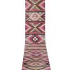Pink CreamCottage Chic Staircase Kilim Rug Runner | Runner Rug in Rugs by Vintage Pillows Store. Item made of fabric