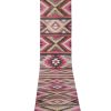 Pink CreamCottage Chic Staircase Kilim Rug Runner | Runner Rug in Rugs by Vintage Pillows Store. Item made of fabric