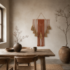 Fiber Art Custom Macrame Wall Hanging - Japandi / Boho Chic | Wall Hangings by PIPA Designs
