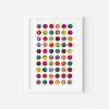 Splash Dots with Lavender Print, A sizes | Prints in Paintings by Amelia Coward