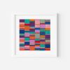 Intersecting Stripe Block Colour Study Print | Prints in Paintings by Amelia Coward
