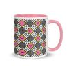 Pink Green African Pattern Coffee Mug | Drinkware by Reflektion Design