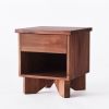 V Bedside Table Walnut | Work by District Loom