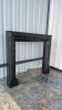 Hand Carved Nero Marquina Marble Fireplace Mantel - Custom Order | Fireplaces by AEGEAN MARBLE ARTISAN ATELIER