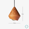 Kova Terracotta Pendant Lamp | Pendants by Lit Lamps - Sustainable Mindful Lighting. Item compatible with asian and modern style