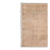 Faded Hand Knotted Turkish Oushak Door Mat 1'8" X 3'6" | Runner Rug in Rugs by Vintage Pillows Store. Item composed of cotton and fiber
