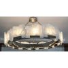 Alan Mizrahi QZ1205 Halo Titan Selenite Rock | Chandeliers by Alan Mizrahi Lighting Design