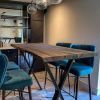 60”x35” Dark Walnut Live Edge Table for Michael Folks | Dining Table in Tables by Ironscustomwood