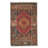 Vintage Oriental Turkish Red Oushak Rug 3'8" X 5'7" | Area Rug in Rugs by Vintage Pillows Store. Item composed of cotton