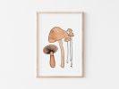 Mushrooms Print | Prints by Melissa Mary Jenkins Art. Item composed of paper