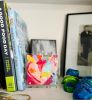 Acrylic Block Heart Painting: Loud Love (No. 1 of 10) | Mixed Media in Paintings by carrie song