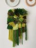 Moss woven wall tapestry | Wall Hangings by Awesome Knots. Item composed of cotton and fiber in boho or mediterranean style