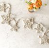 Giant Crochet Star Garland DIY KIT | Ornament in Decorative Objects by Flax & Twine. Item composed of cotton