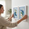 Alchemy No. 5 and No. 6 - Original Set | Oil And Acrylic Painting in Paintings by Julia Contacessi Fine Art