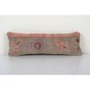 Vintage Dark Coat Turkish Carpet Rug Pillow, Handmade Floral | Cushion in Pillows by Vintage Pillows Store