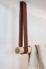 Walnut Leather Suspension Strap | Storage by Keyaiira | leather + fiber | Artist Studio in Santa Rosa. Item composed of leather