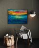 Sunset Love | Oil And Acrylic Painting in Paintings by Checa Art. Item composed of canvas