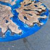 Round Epoxy Resin Dining Table | Tables by Ironscustomwood. Item made of wood with synthetic