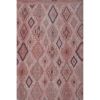 Vintage Pastel Turkish Jajim Kilim Rug 5'5'' X 7'1'' | Area Rug in Rugs by Vintage Pillows Store. Item composed of cotton