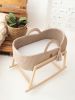 XL Baby Moses Basket with Round Hood | Bassinette in Beds & Accessories by Anzy Home
