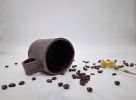 Rustic brown and bronze Ceramic Coffee Mug | Drinkware by YomYomceramic. Item made of ceramic