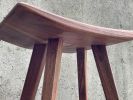 Uno Modern Cupped Seat Stool | Chairs by Marco Bogazzi. Item made of oak wood works with contemporary & modern style