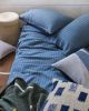 Grid Duvet Cover - Blue | Linens & Bedding by MINNA