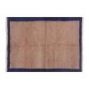 Vintage Checkered Tulu Rug - Soft Wool Pile 4'4'' X 5'11'' | Area Rug in Rugs by Vintage Pillows Store