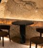 Marylou Alexander Black Marble Round Table | Dining Table in Tables by HamamDecor LLC