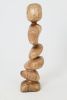 Still Stand Abstract Wood Sculpture, Chainsaw Carved, Walnut | Sculptures by Logniture