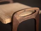 Wood and Cork Stool or Ottoman | Suber Stool by Alabama Sawy | Chairs by Alabama Sawyer. Item made of walnut