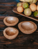 Wooden Bowls (Pack 3 units) | Dinnerware by Hualle. Item composed of wood