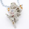 Grandma's Garden Flower Concrete Pendant Chain | Decorative Objects by Caos Motē