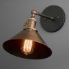 Antique Brass Sconce - Industrial Lighting - Model No. 8211 | Sconces by Peared Creation. Item composed of brass