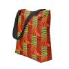 Tote Bag - No Brake Zone - Op Art Geometric Motion | Work by Eman's Gallery