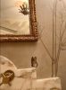 Calacatta Gold Marble Sink: Custom Wall Mount Vessel Basin | Water Fixtures by AEGEAN MARBLE ARTISAN ATELIER