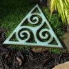 Triangular Triskelion | Wall Sculpture in Wall Hangings by Studio Strietnberger / Knottery Pottery - Kathleen Streitenberger. Item composed of ceramic
