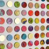 One Hundred Splash Dots Painting, Gold | Collage in Paintings by Amelia Coward